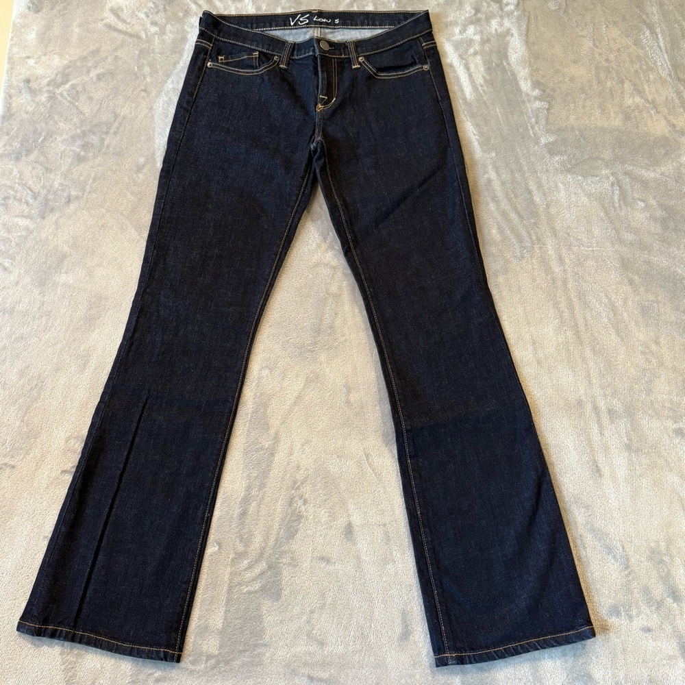VS Low 5 Rise Flare & Wide Leg Denim Jeans Wmn’s Sz 6 Victoria’s Secret